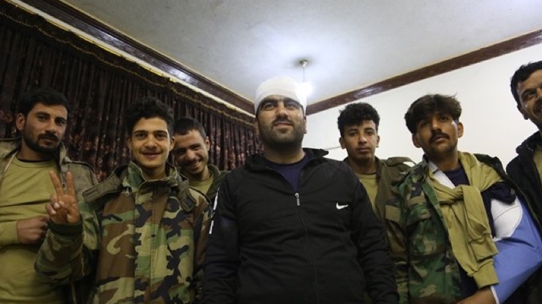 Bawar Cudî, and eight other fighters were freed from an ISIS assault on Tuesday (Photo: SDF Coordination & Military Ops Center/Twitter)